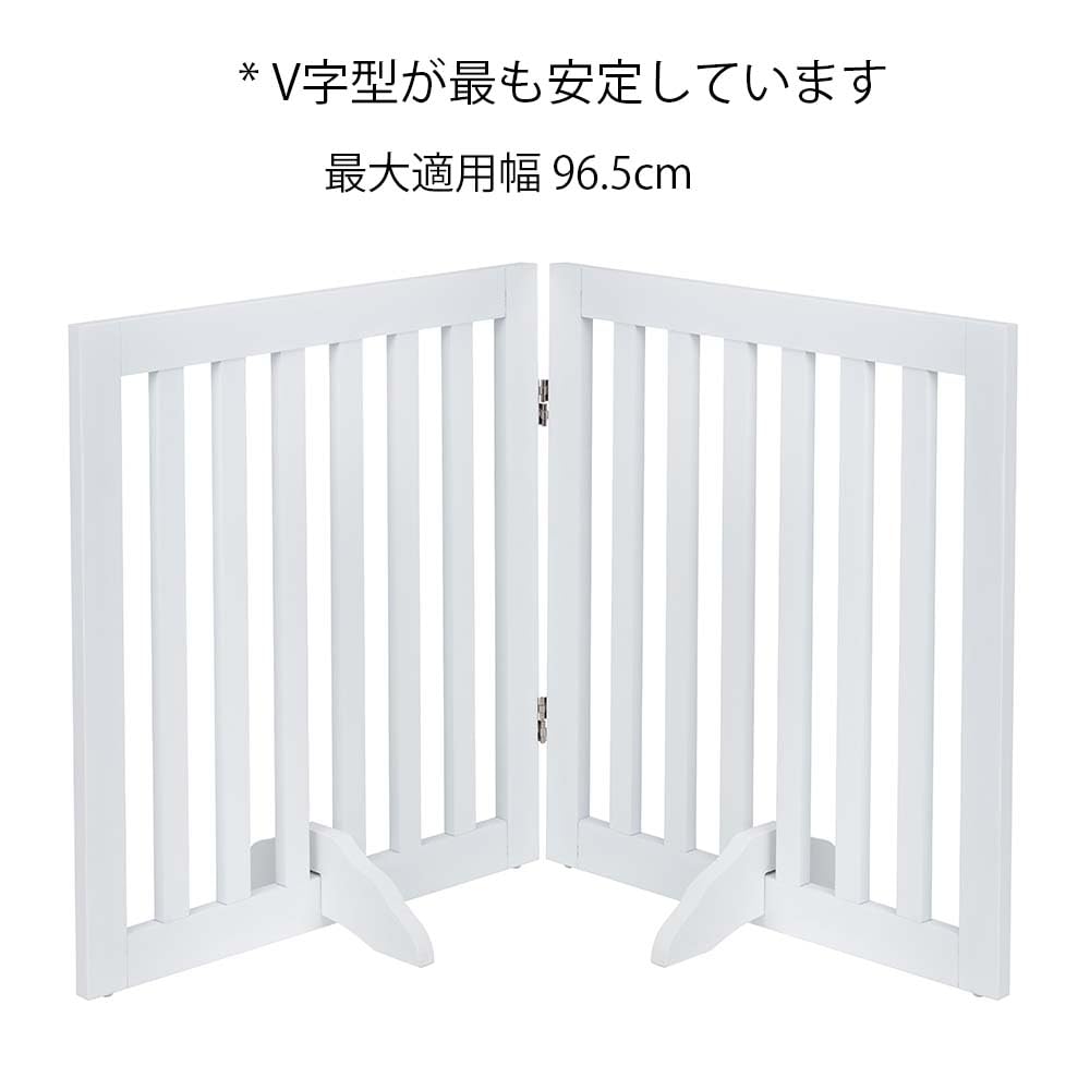 Amazon | unipaws ペットゲート 置くだけ簡単 木製 折りたたみ式 伸縮